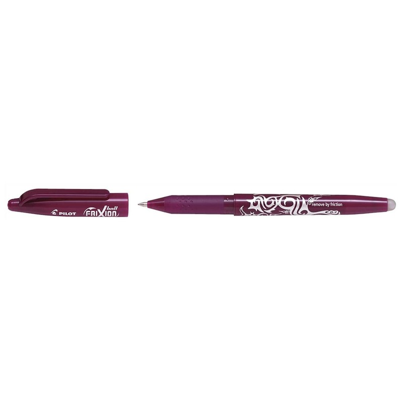 PILOT Frixion Ball 07 Erasable Rollerball Pens Medium Tip Burgundy