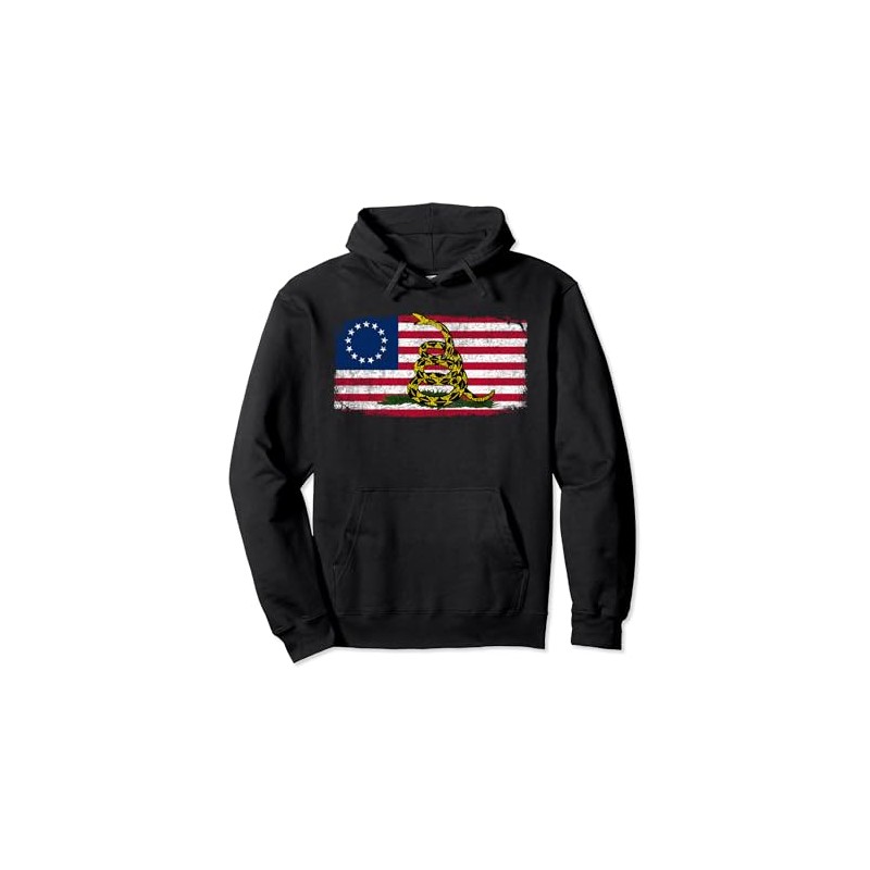 Gadsden flag American Pullover Hoodie