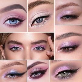 CAKAILA 16Colors Pink Nude Taupe Basics Matte Eyeshadow Palette,Muted Pink Eye Shadow Makeup Travel Makeup Palette all in one Long Lasting Waterproof Ultra-Blendable,Great for Travel Gift Kit