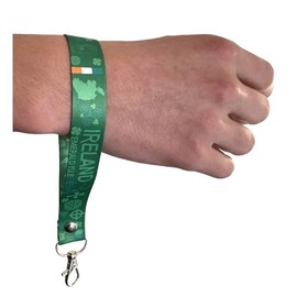 Inking House Ireland Key Chain Keyring Luggage Tag Zipper Pull Bag Irish flag Key Ring