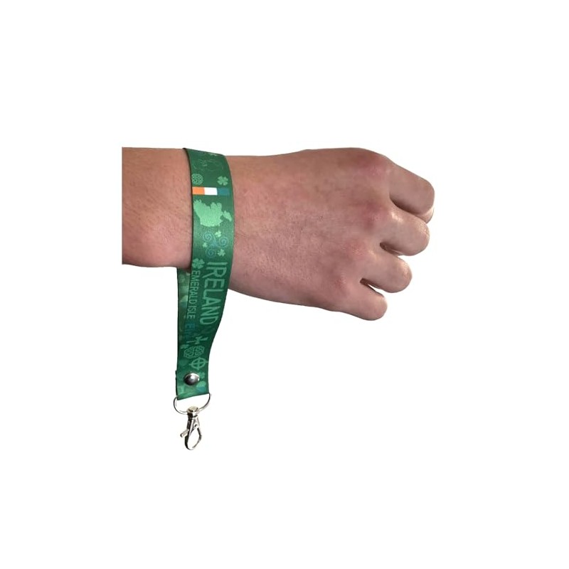 Inking House Ireland Key Chain Keyring Luggage Tag Zipper Pull