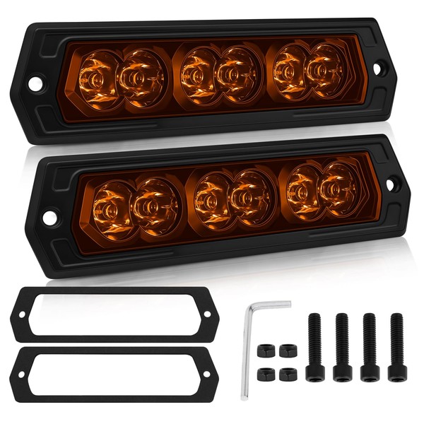 Flush Mount Light Bar Amber, SWATOW INDUSTRIES 7 Inch CREE