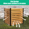 Privacy Fence Panels Screen - Air Conditioner Trash Can Screen