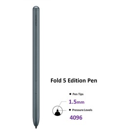 Fold Edition S Pen Compatible Galaxy Z Fold 6 / Fold 5 / Fold 4,1.5mm Pen Tip, 4,096 Pressure Levels, Stylus Pen for Galaxy Z Fold 6 and Fold 5 Phones, with 3Pcs Tips/Nibs (Green)