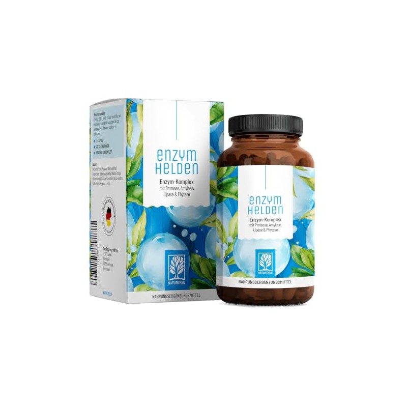 NATURTREU Digestive Enzymes (Digestive Enzymes) - Enzyme Heroes: Enzyme Complex