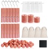 Cedar Blocks for Clothes Storage 80Pcs, Cedar Ball and Chips