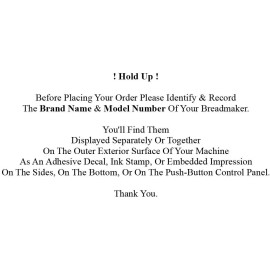 Unbranded Paddle for Neretva Bread Maker (Choose by Model Number) (S/G) - 2pk Paddles for Model PE9706UGR