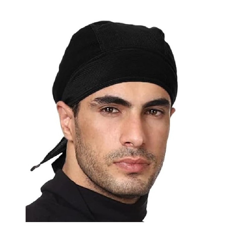 Cotton Pirate Bandana Pirate Cap CB-RPG (BLACK)