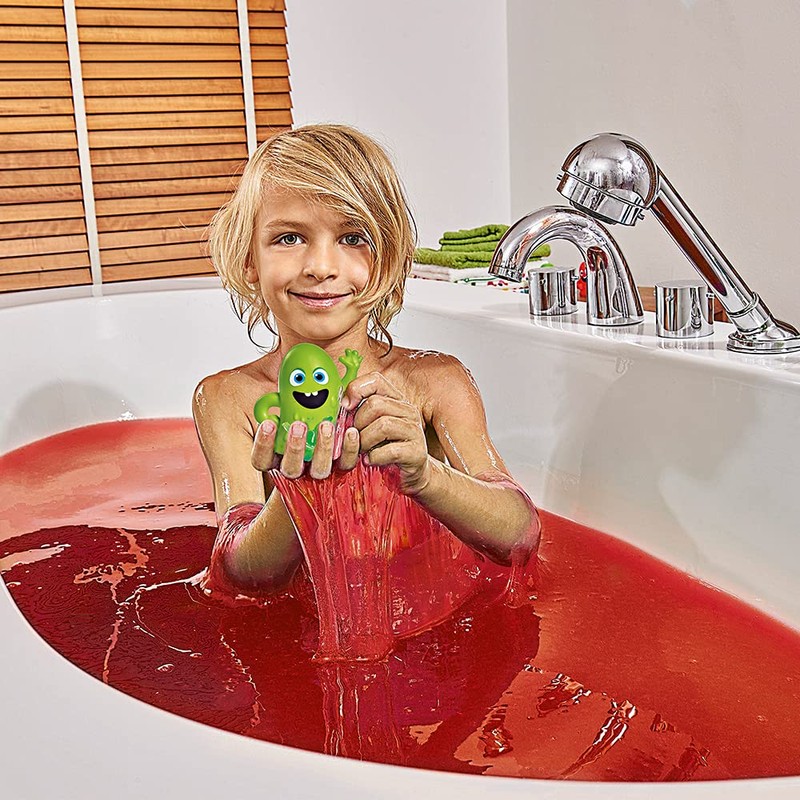 Slime Baff Schleimpulver für die Badewanne, rot, 150 g(1er Pack)