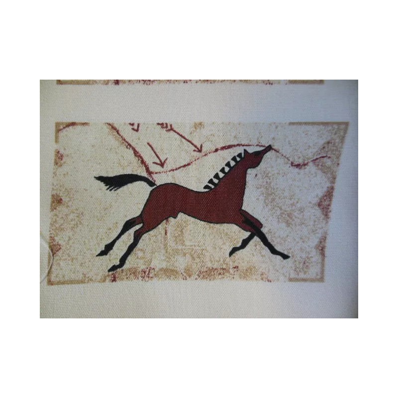 1 fabric panel, 6 sets of oven mitt tops, ARABIAN