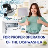 Resistance Heating Element for Dishwasher with the Original Code 482000022217