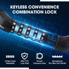 ValueMax Bicycle Lock Combination Lock Chain Lock 100 cm, 5