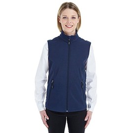 Ladies' Cruise Two-Layer Fleece Bonded Soft Shell Vest XL CLASSIC NAVY