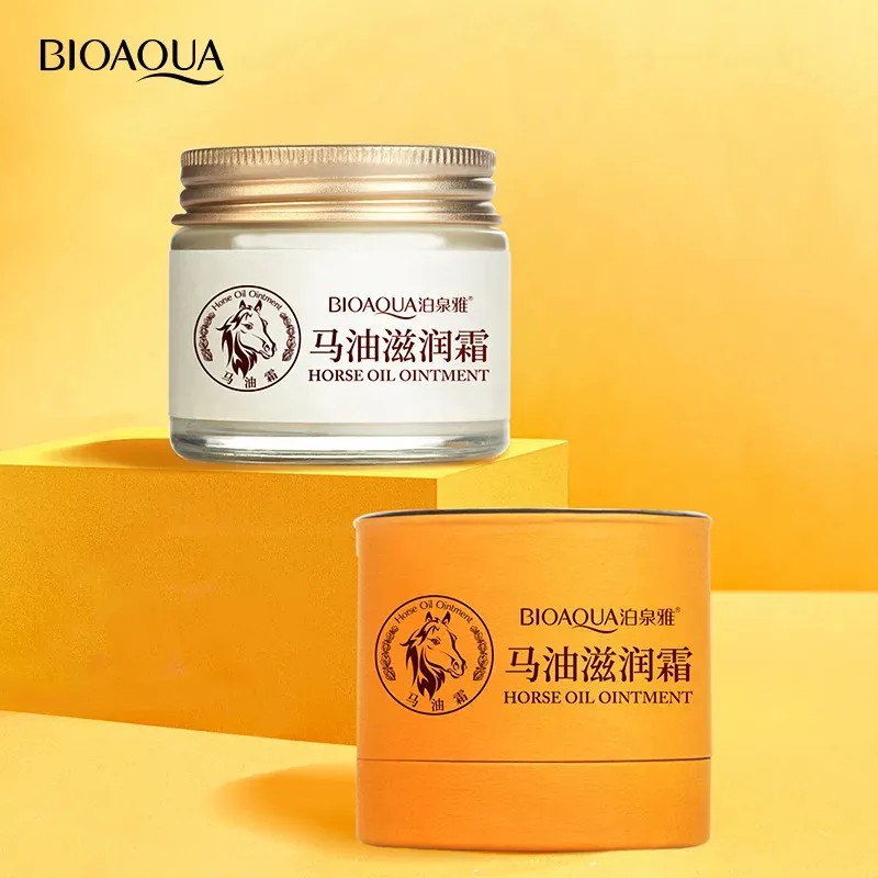 Crema Facial Hidratante Con Aceite De Caballo Bioaqua