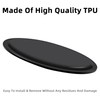 Car Dashboard 80mm Adhesive Mounting Disk - Removable TPU Circular
