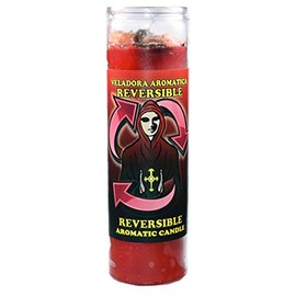 3 Pieces Candles Cocktail VELADORA Reversible RED/Black-Rojo/Negro