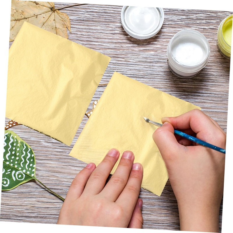 KONTONTY 200 Sheets Craft Foil Flakes for DIY Projects Imitation