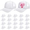 Vabean 24 Pack Sublimation Blank Cap Trucker Mesh Cap Unisex
