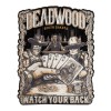 Watch Your Back Dead Mans Hand Deadwood Souvenir Patch, Large