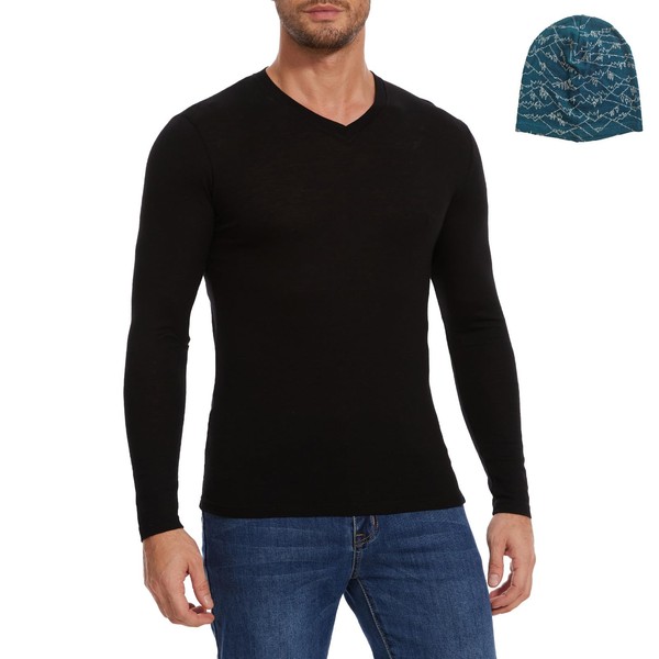 MERINNOVATION Merino Wool Base Layer-Mens 100% Merino Wool Long Sleeve