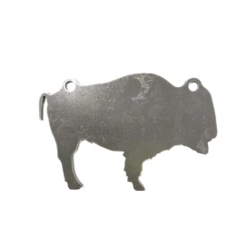 HMF Targets AR500 Bison Buffalo Silhouette Animal Steel Target Gong 12”X 8”X 1/2”