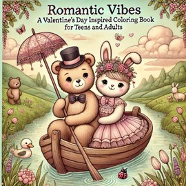 Romantic Vibes a Valentine's Day Inspired Coloring Book for Teens And Adults: Featuring Heartfelt Designs, Love-Themed Patterns, and Relaxing Illustrations to Color and Enjoy