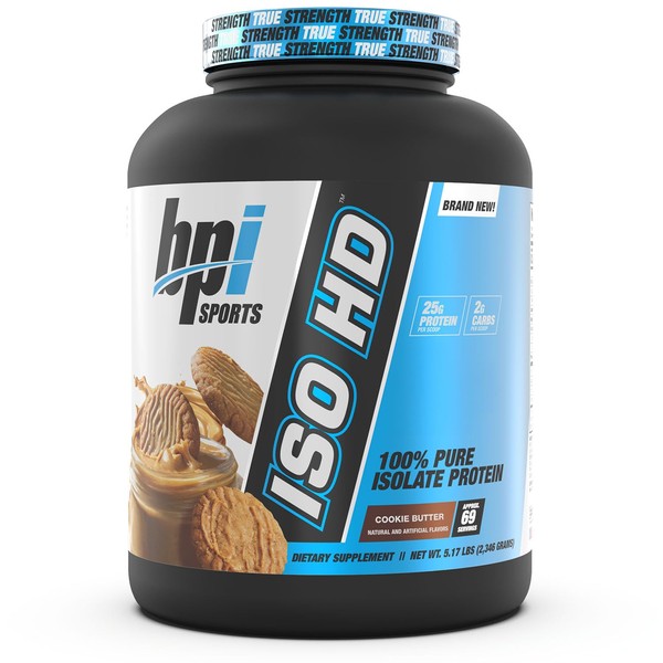 BPI Sports ISO-HD 100 Pure Whey Isolate Protein Powder 25