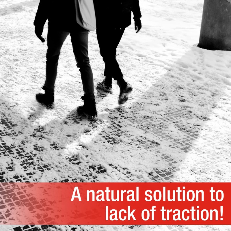 Cherry Stone Traction Grit - Crushed Stone for ICY Driveways,