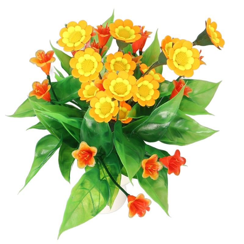 Aquarium Artificial Flower Decoration Simulation Fish Tank Fake Flower Landscaping