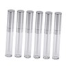 Ipetboom 12pcs Silver Lip Gloss Tubes Applicators for Travel Refillable