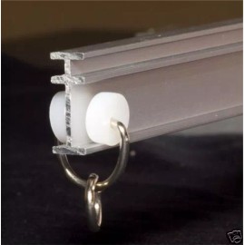 RECMAR I Beam Curtain Track - Alum - Bendable - RECMAR 4108 - 7' piece