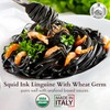 Morelli Squid Ink Pasta Linguine- Organic Italian Pasta - Black