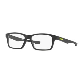 Oakley Oy8001 Shifter Xs - Marcos cuadrados para anteojos graduadas para niños, negro satinado/demo lente, 50 mm