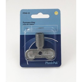 Plumb Pak PP840-30 Keeney Furnace Key, 1/4 In, Metal, 4.88" x 3-3/4"