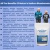 Nature’s Sodium Bicarbonate Organic Use Aluminum Free Baking Soda. No