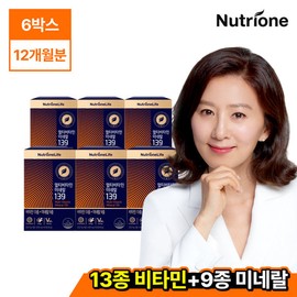 NutriOne [6 Boxes/12-Month Supply] NutriOne Multivitamin 139 Multivitamin / [6박스/12개월분] 뉴트리원 멀티비타민 139 종합비타민