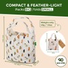 ECO CHIC Lightweight Foldable Reusable Shopping Bag Water Resistant Tote