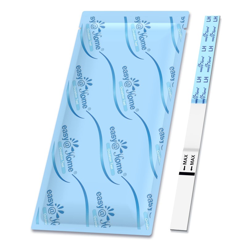 Easy@Home 100 Ovulation Test Strips with Cups: Accurate & Easy