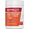 Nutra-Life Buy NutraLife High Strength Vitamin C 1200 Plus D Plus Zinc 60 Tablets Online