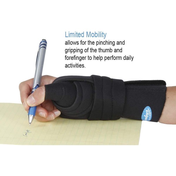 Comfort Cool Arthritis Wrist and Thumb Splint : Comfort Cool Thumb and Wrist Splint, Large, Left