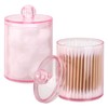 Tbestmax 2 Pack Qtip Holder Bathroom Jars Canisters for Cotton
