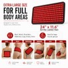 Almohadilla Grande Terapia Luz Roja Cuerpo 275 Led Infrarroja 660