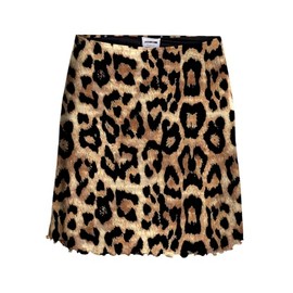 Noisy may Women's Nmlesley Nw A-Shape Skirt FWD Lx Skirt, Natural/Aop: leo