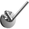 Emco Round Hook for Wall Mounting, Easy-Care Aluminium Hanger for