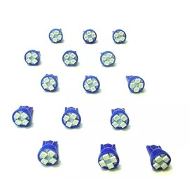 Lumiglow 15 BRIGHT Blue 194 Instrument Panel Cluster Dashboard LEDs Lights Bulbs Mopar