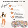 Organic Eye Pillow Lavender & Linseed "Flower-Power" for Relaxation, Cooling,