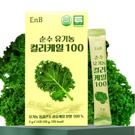 Daehyun Ebenezer EnB Pure Organic Curly Kale 100 Powder Stick Curly Kale 2g x 14 packets x 3 / EnB 순수 유기농 컬리케일 100 분말 스틱 곱슬케일 2g x 14포 x 3개
