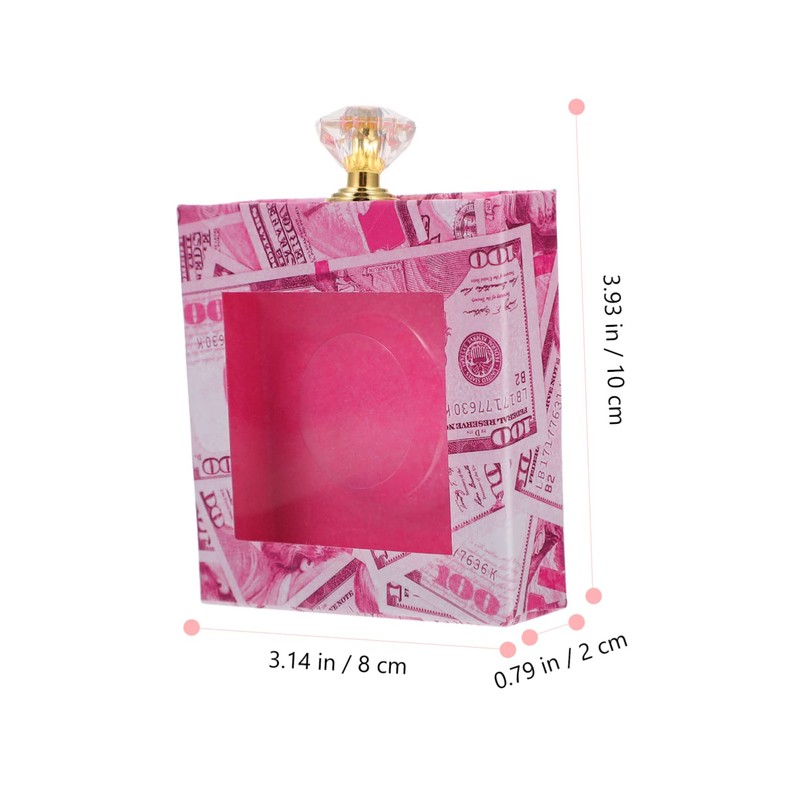 OHPHCALL Lash Wrapping Box Window Eyelash Spoolie Storage Fake Lashes