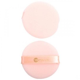 12 Sets of Round Flocking Makeup Powder Puffs (2 Pieces, 55mm Each Set) Powder Puff