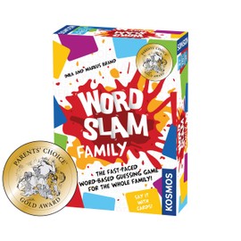 Thames and Kosmos | 691172 | Word Slam Family | Fast-Paced Multiplayer Party Card and Word Game | Based On The Award Winning Word Slam | Card Game | Travel Game | Ages 10+